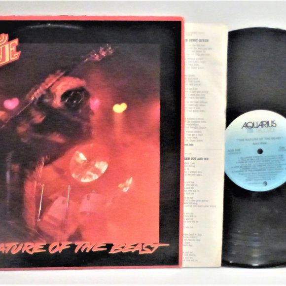 1981 APRIL WINE Nature of the BEAST Record LP Vinyl Record Aquarius #AQR530 - Picture 2 of 4